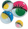 Painted Eyes With Lids and Lashes (Assorted Colors and Sizes) - Package of 100
