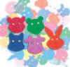 Assorted Animal Face Buttons - Package of 70 -