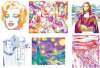 Masterpiece Painting Rubbing Plates - Package of 6 -
