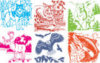 North American Animals Rubbing Plates - Package of 6 -