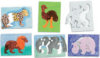 Safari Collage Puzzles - Package of 24 -