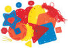 Jumbo Button Lacing Cards - 8 Large Shapes -