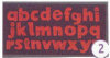 /trait100931/critiquet1206883 and up - Toys products - Circle Time Class Pack - Red Lowercase Letters - Package of 110