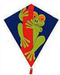Diamond Froggy Kite - 25"