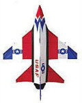Dual Line F16 Fighting Falcon Stunt Kite