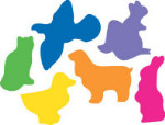 Sticky Shapes - Animals - Package of 225