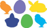 Sticky Shapes - Easter - Package of 225