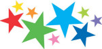 Sticky Shapes - Stars - Package of 225