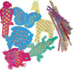 Wild Weaving Mats - 12 Animals / 82 Strips