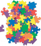 Double Color Puzzle Pieces - Package of 100