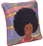 Girl Powerrr... Pillow - Rainbow