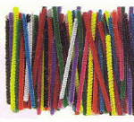 Chenille Stems (Assorted Colors) - Package of 100