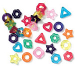 Fancy Stringing Rings - Assorted Colors