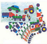 Peel & Stick Vehicles - Package of 165
