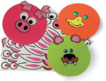 Peel & Stick Critter Faces - Package of 100