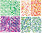Texture Rubbing Plates - Package of 6