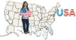USA Map Collage Boards - 53 Pieces