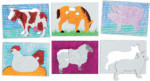 Farm Collage Puzzles - Package of 24