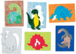 Dinosaurs Collage Puzzles - Package of 6