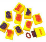 Number Handle Sponges - Package of 10