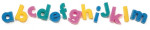 Lower Case Letter Sponges - 26 sponges