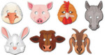 Farm Animal Mask - Package of 24