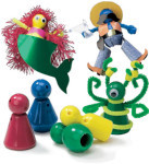 Fantasy Colors Finger Puppets - Package of 24