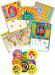 Multicultural Calendar Sticker Set - Package of 30
