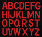 Circle Time Class Pack - Red Capital Letters - Package of 104