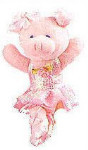 Spring Recital Finger Puppet - Pig