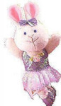 Spring Recital Finger Puppet - Bunny