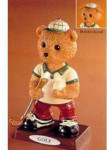 Bobblehead Golfer Bear
