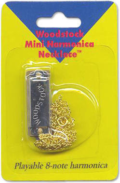 Woodstock Mini Harmonica Necklace