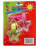 Bubble Necklace - Clear Star - 2 Pieces