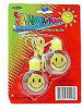 Bubble Necklace - Happy Face - 2 Pieces