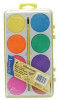 Jumbo Watercolors with Brush and Plastic Hanging Case - 8 Colors