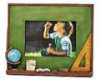 Chalkboard Frame - 3X2" - Globe by Canasia