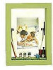 Wooden Decorated Shadowbox Frame - Green