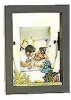 Wooden Decorated Shadowbox Frame - Black