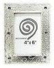 Antique Silver Alloy Frame - Style 4 - 4 x 6" by Canasia