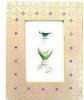 Wooden Frame in Gold Color with Jewels - 4 x 6" by Canasia