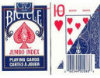 Jumbo Index Playing Cards - (Rider Back) - Bicycle Brand - Blue