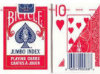 Jumbo Index Playing Cards - (Rider Back) - Bicycle Brand - Red