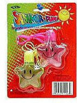 Bubble Necklace - Clear Star - 2 Pieces