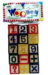Numbered Wooden Blocks Sets - 15 Pieces