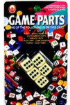Dice Set - 5 Pieces - Urea (Rounded Corners)