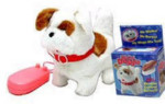 Dinkie Doggie - 6" Remote Control - White / Brown