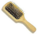 Wooden Hair Massage Brush - Square
