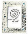 Antique Silver Alloy Frame - Style 1 - 4 x 6"