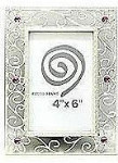 Antique Silver Alloy Frame - Style 2 - 4 x 6"